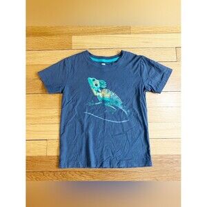 Tea Collection Black Green Chameleon Lizard Jungle Reptile Animal Tee T-Shirt 5